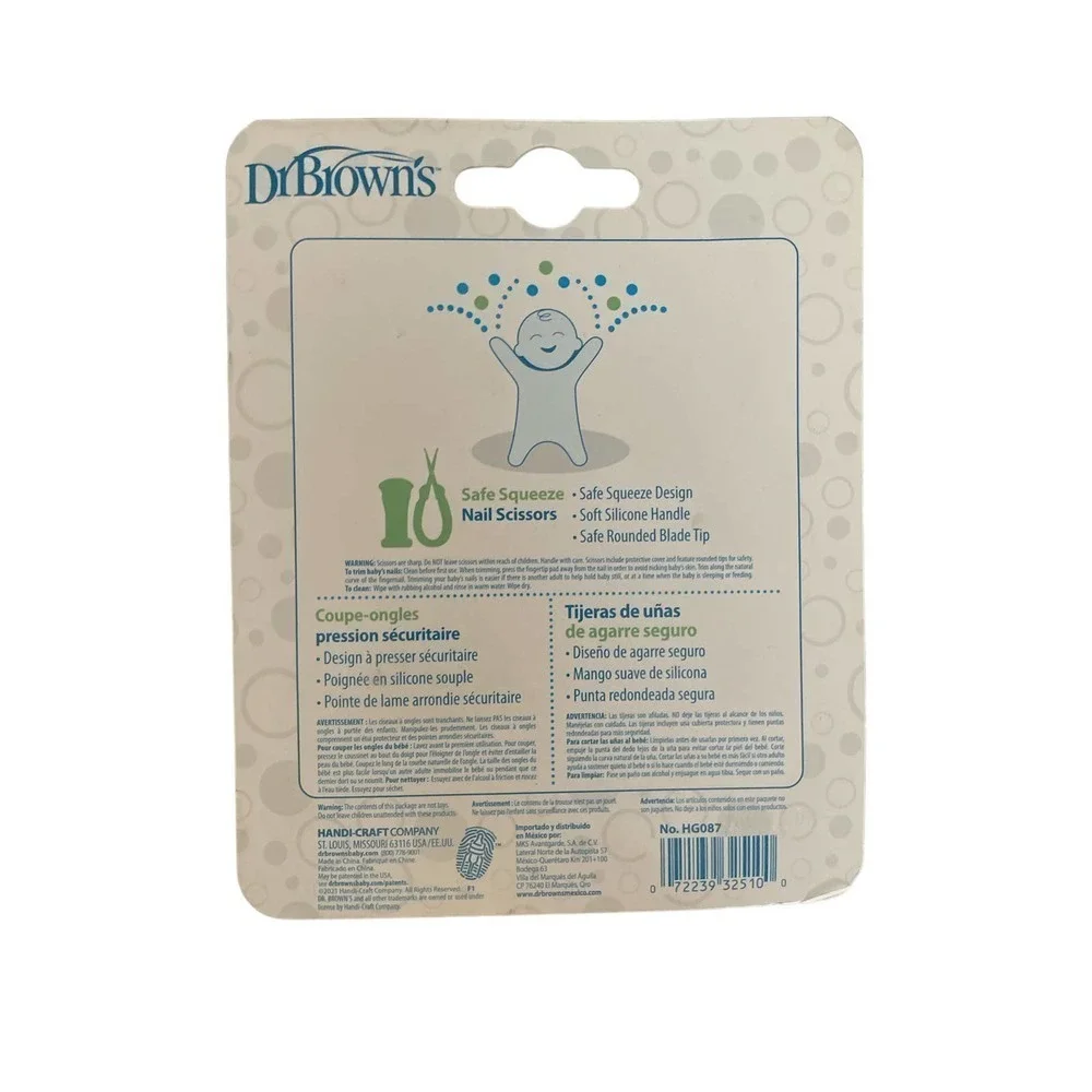Dr Brown’s Safe Squeeze Nail Scissors